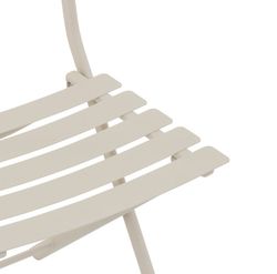 Sedia pieghevole Greensboro avorio 42x51 cm