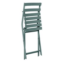 Packung mit grünem Greensboro-Tisch und 2 Stühlen