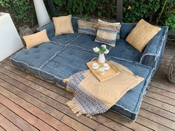 Coussin en forme de L  pour canapé modulable - 80X80X43 cm
