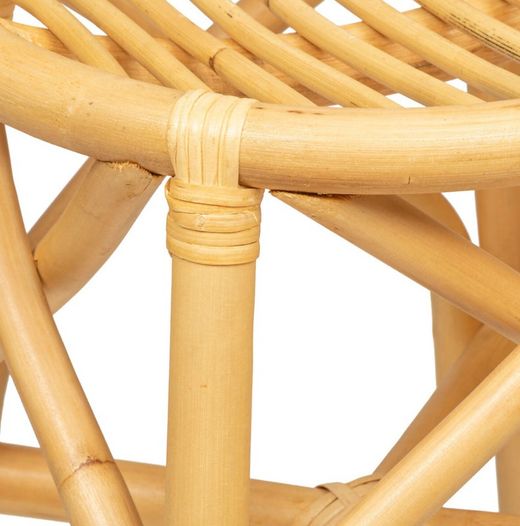 Sgabello in rattan altezza 45 cm - diametro 31
