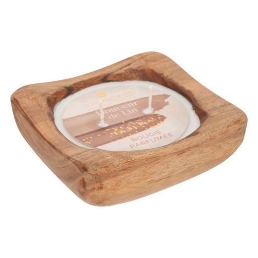 Vela de madera exótica perfumada Paola D 12 cm