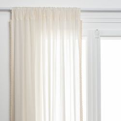 Beiger Spitzenvorhang 140X240 cm